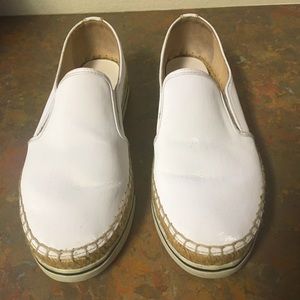 Jimmy Choo White Espadrilles